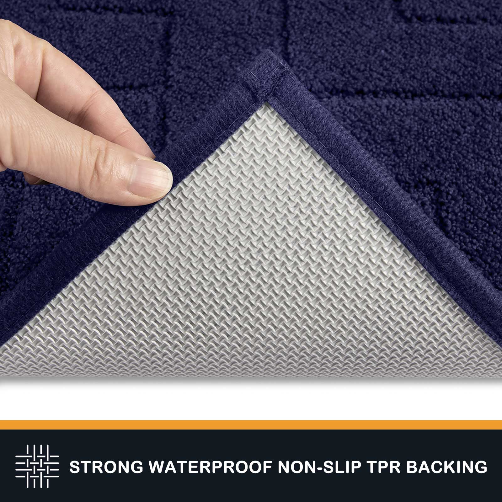 Machine Washable Chevron Dirt Trapper Door Mat