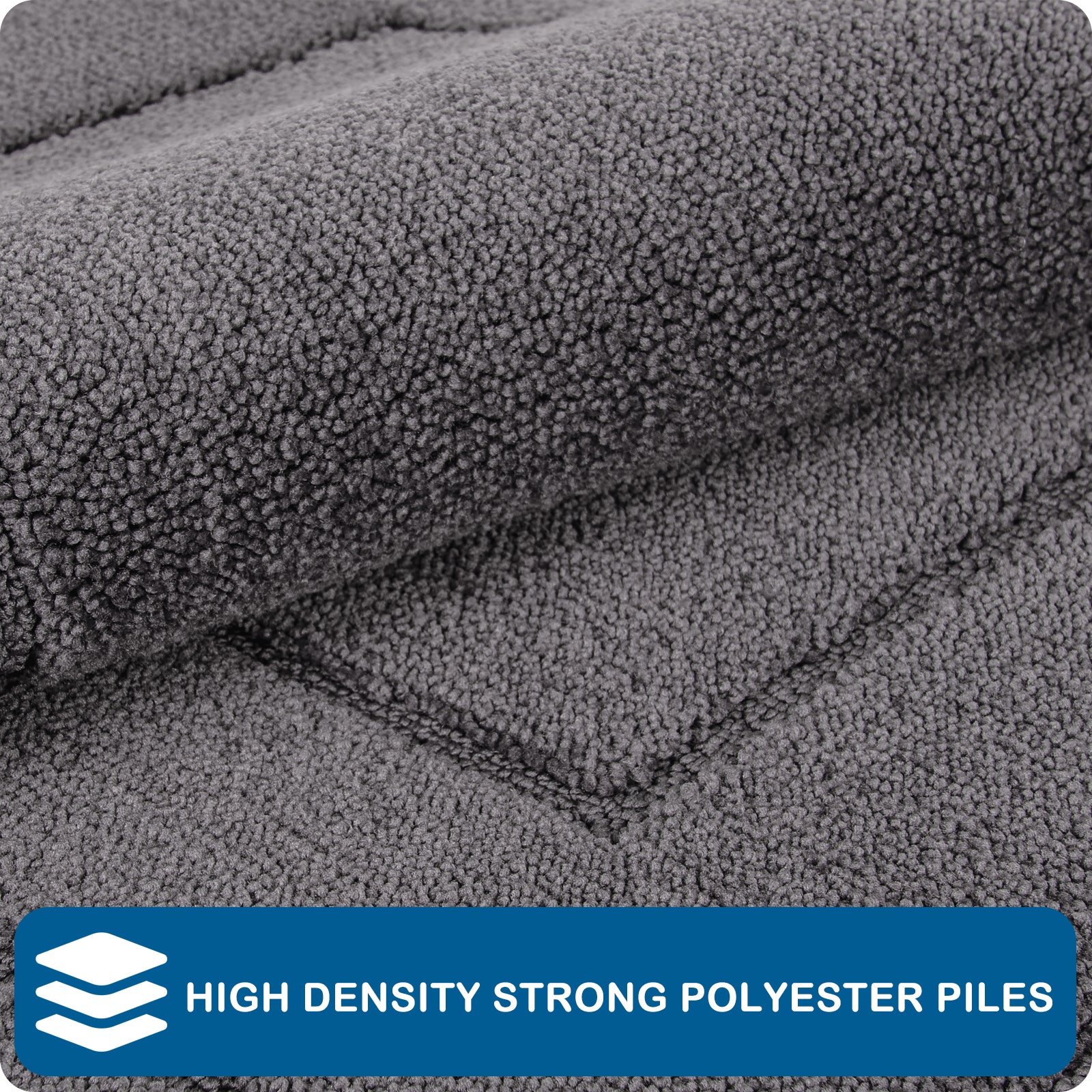 Machine Washable Bordered Kitchen Rug