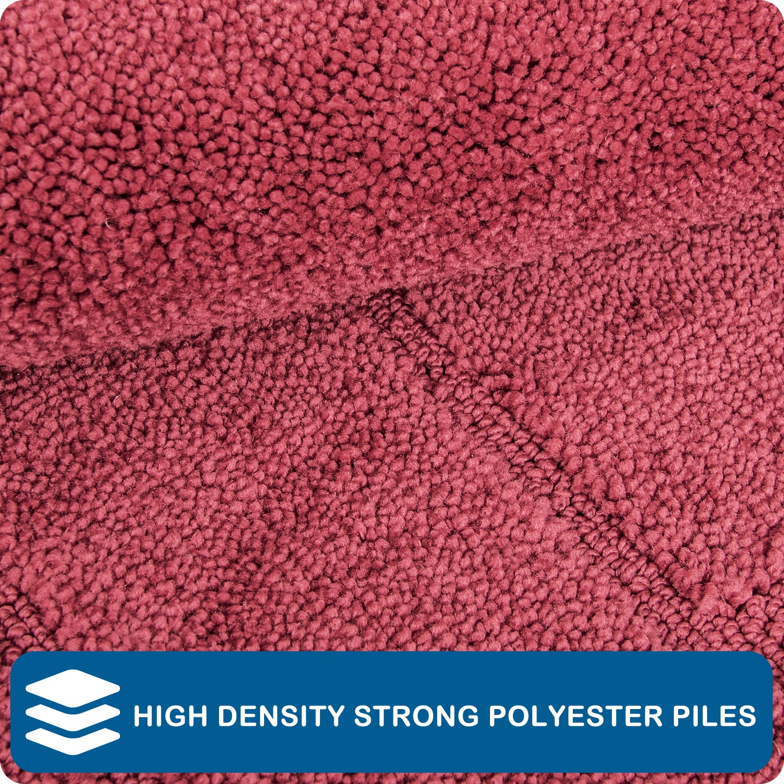 Machine Washable Bordered Kitchen Rug