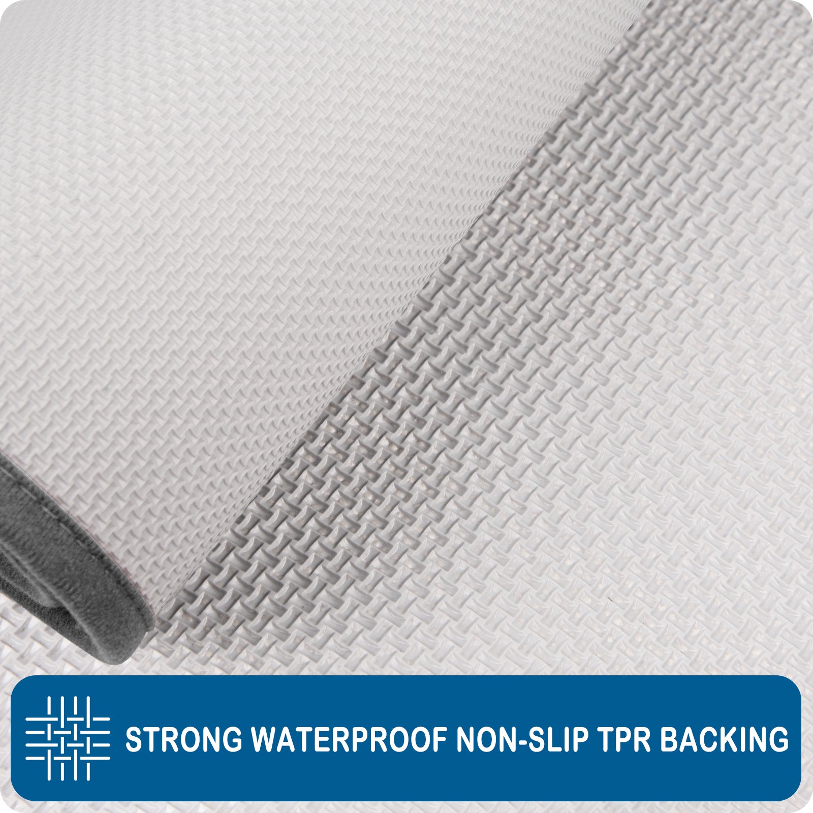 Machine Washable Bordered Kitchen Rug