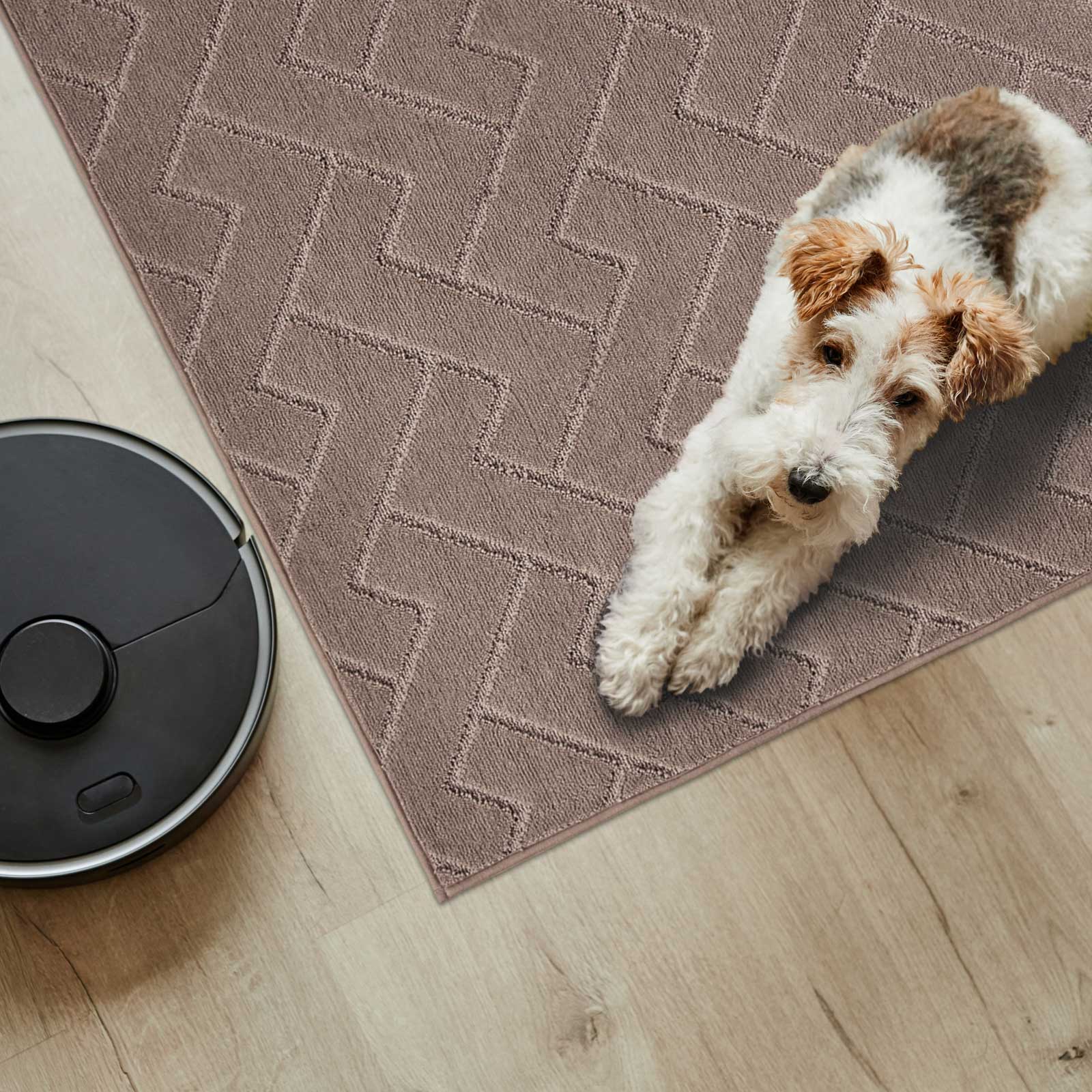 Machine Washable Chevron Dirt Trapper Door Mat