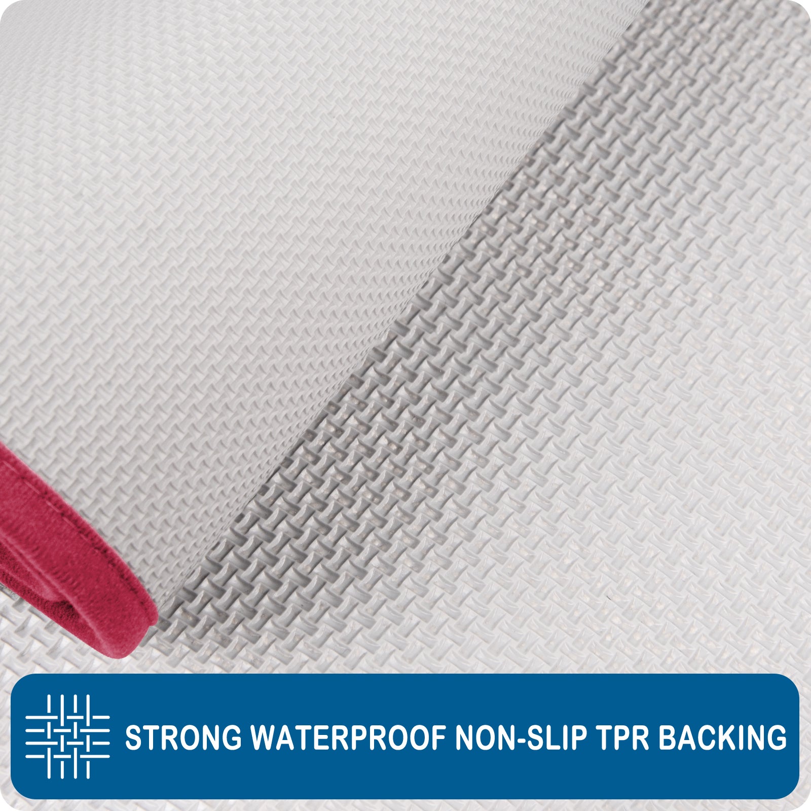 Machine Washable Bordered Kitchen Rug