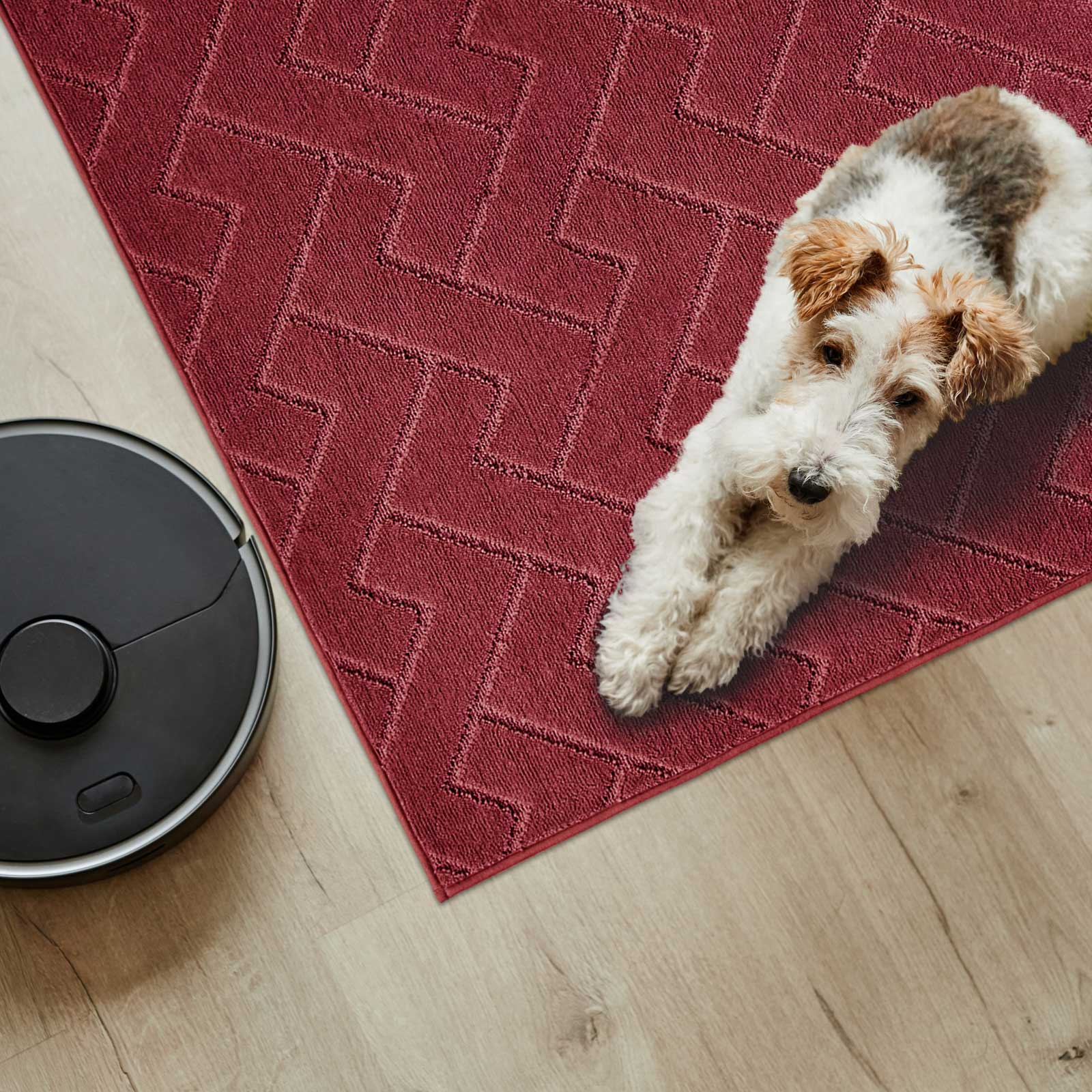 Machine Washable Chevron Dirt Trapper Door Mat