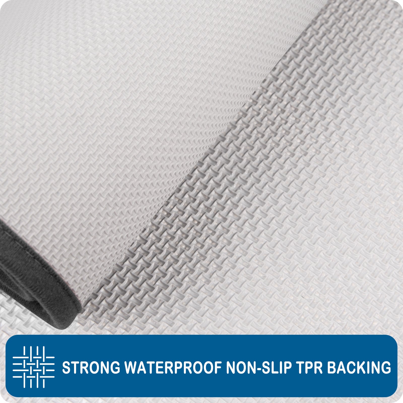 Machine Washable Bordered Kitchen Rug