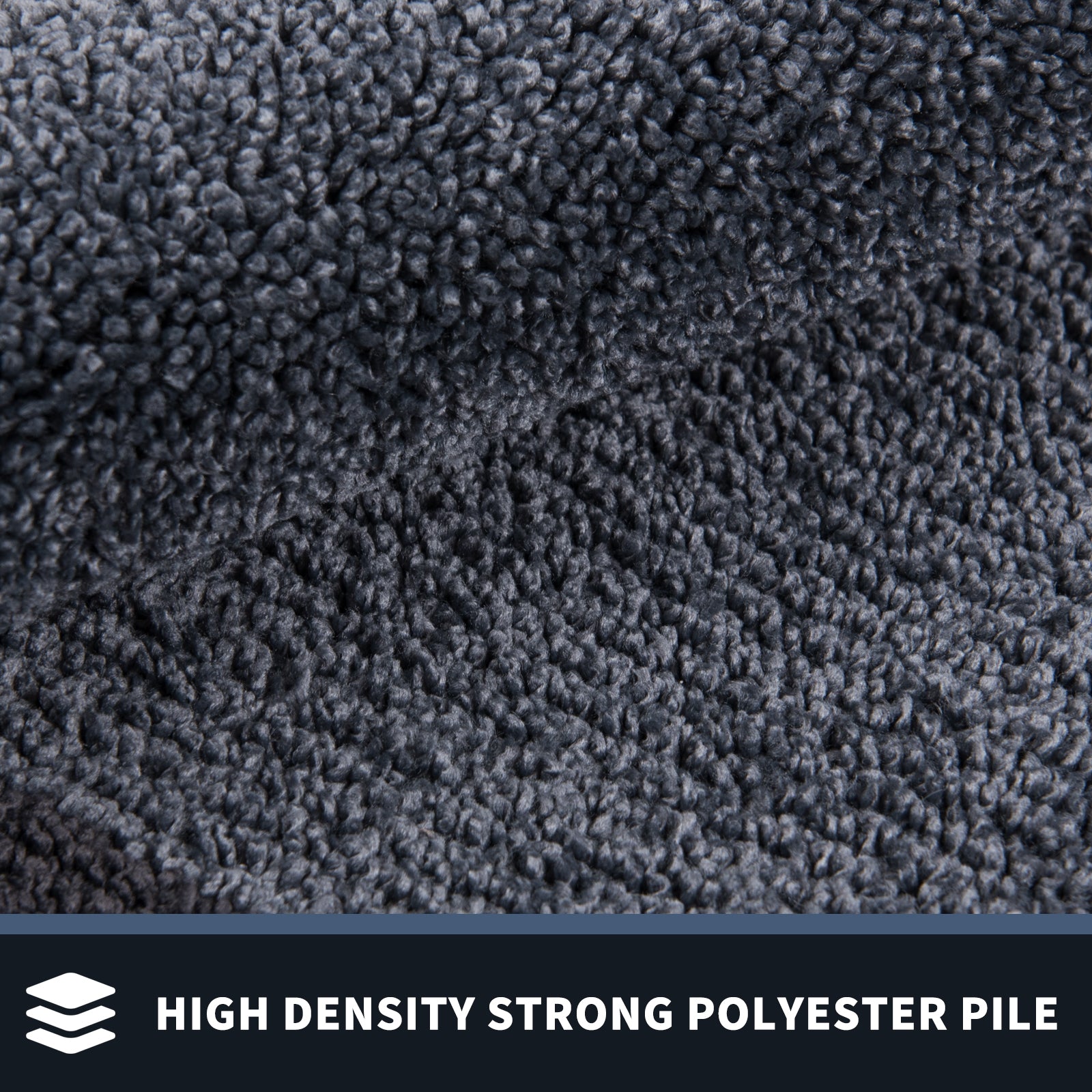 Machine Washable Bordered Dirt Trapper Door Mat