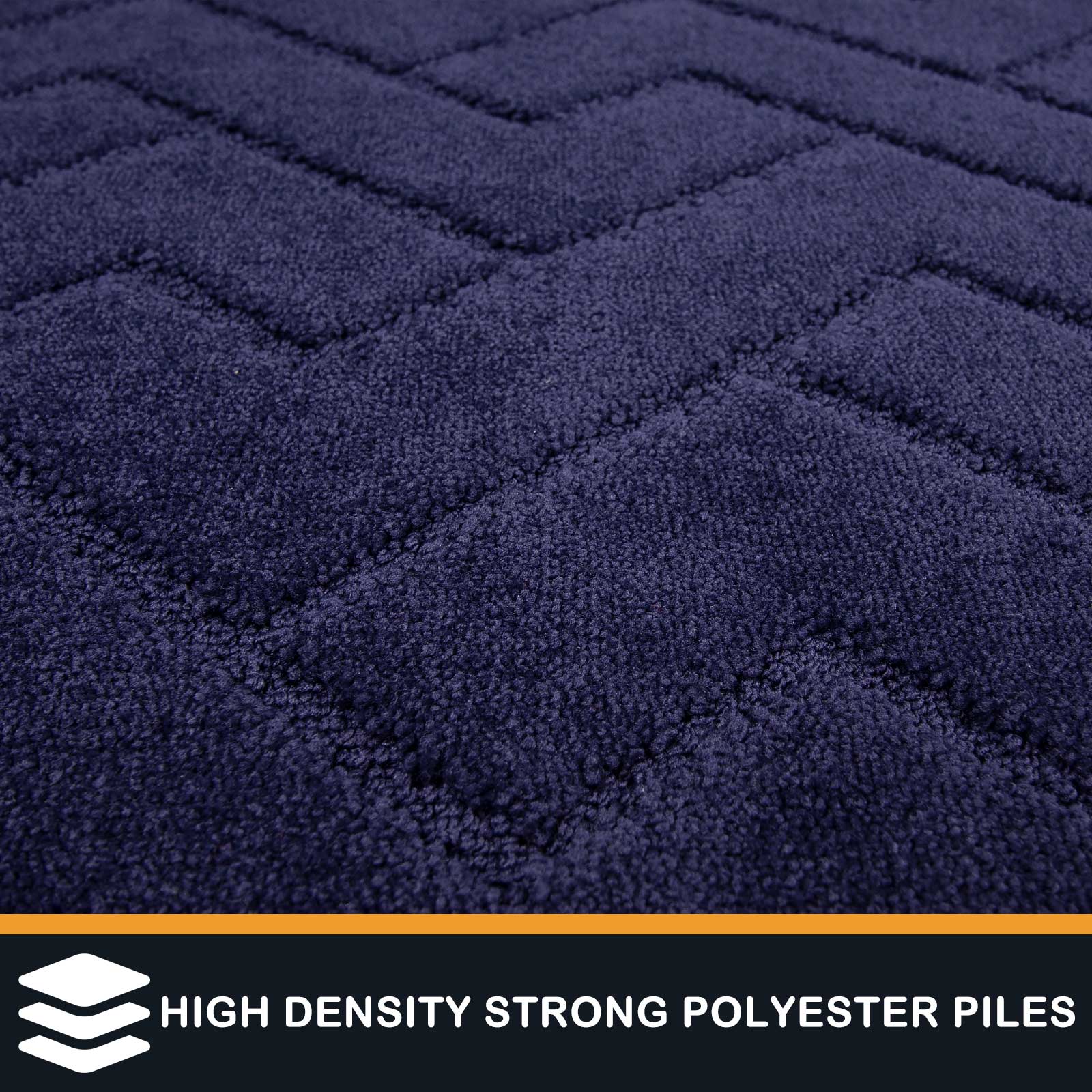 Machine Washable Chevron Dirt Trapper Door Mat