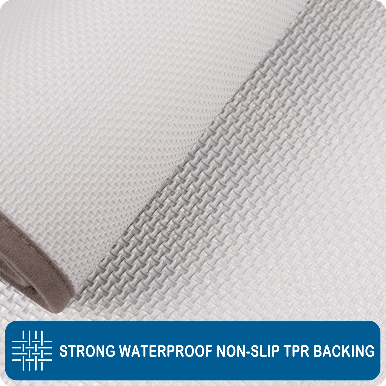 Machine Washable Bordered Kitchen Rug