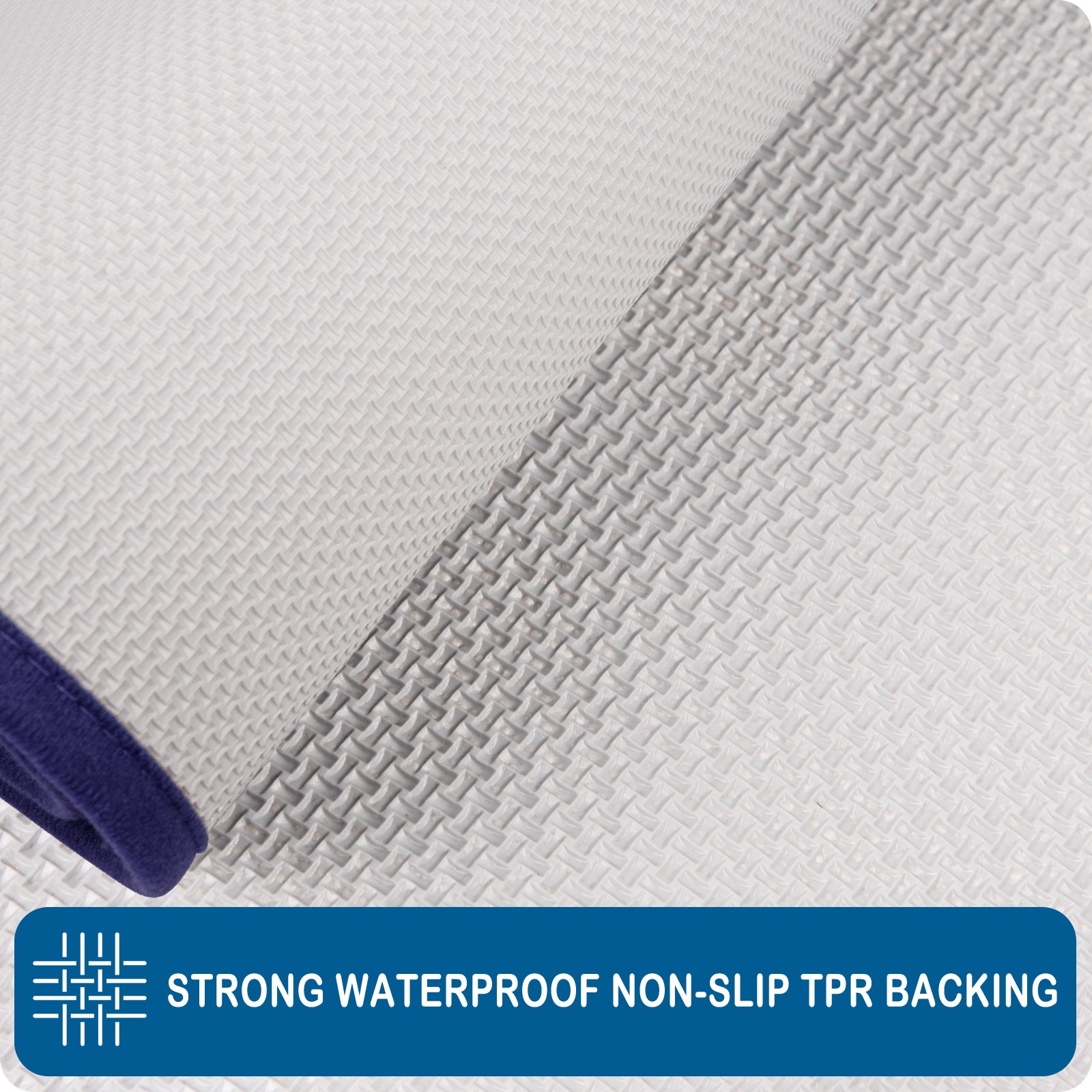 Machine Washable Bordered Kitchen Rug