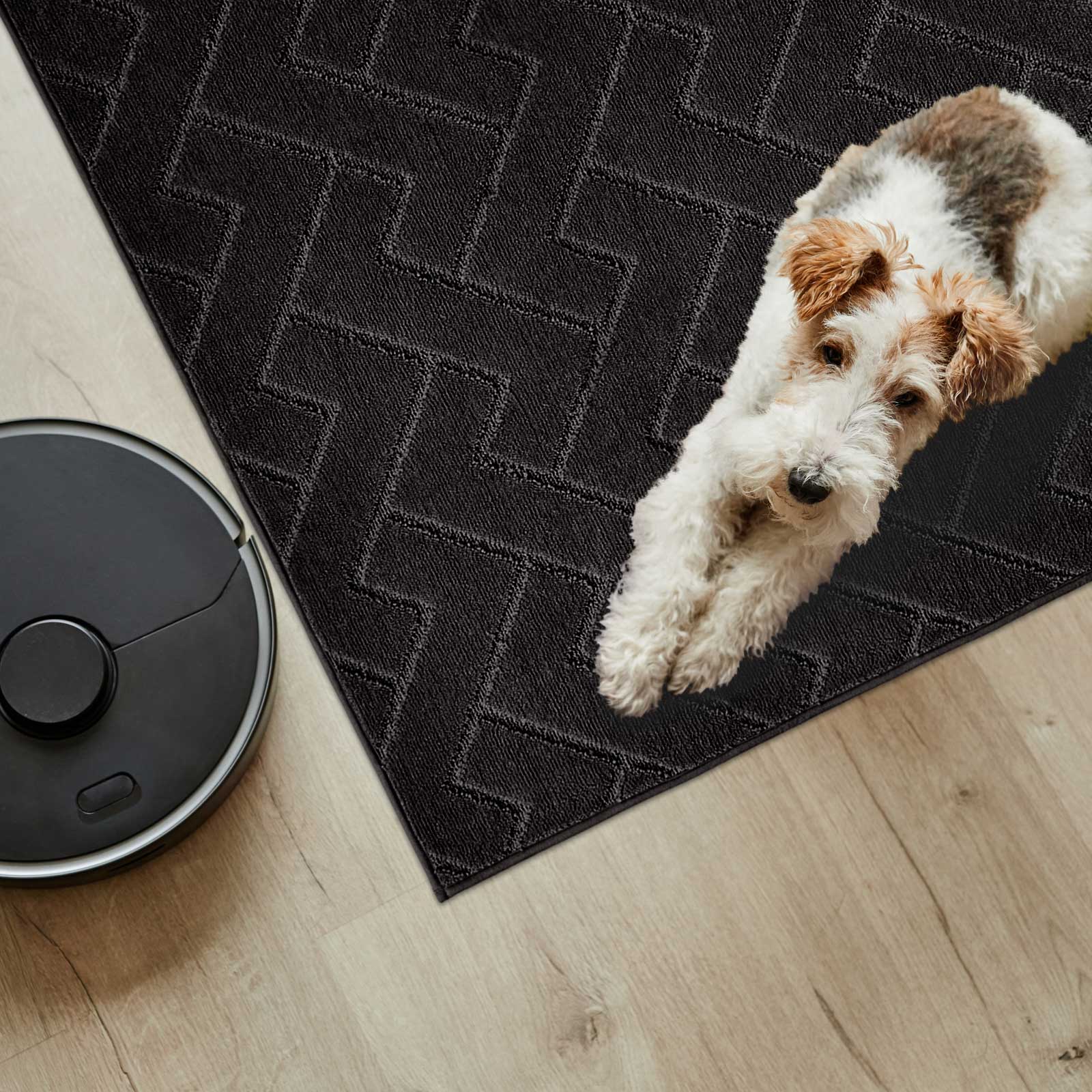 Machine Washable Chevron Dirt Trapper Door Mat