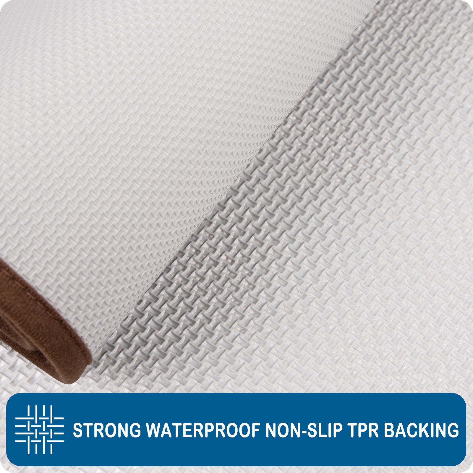 Machine Washable Bordered Kitchen Rug