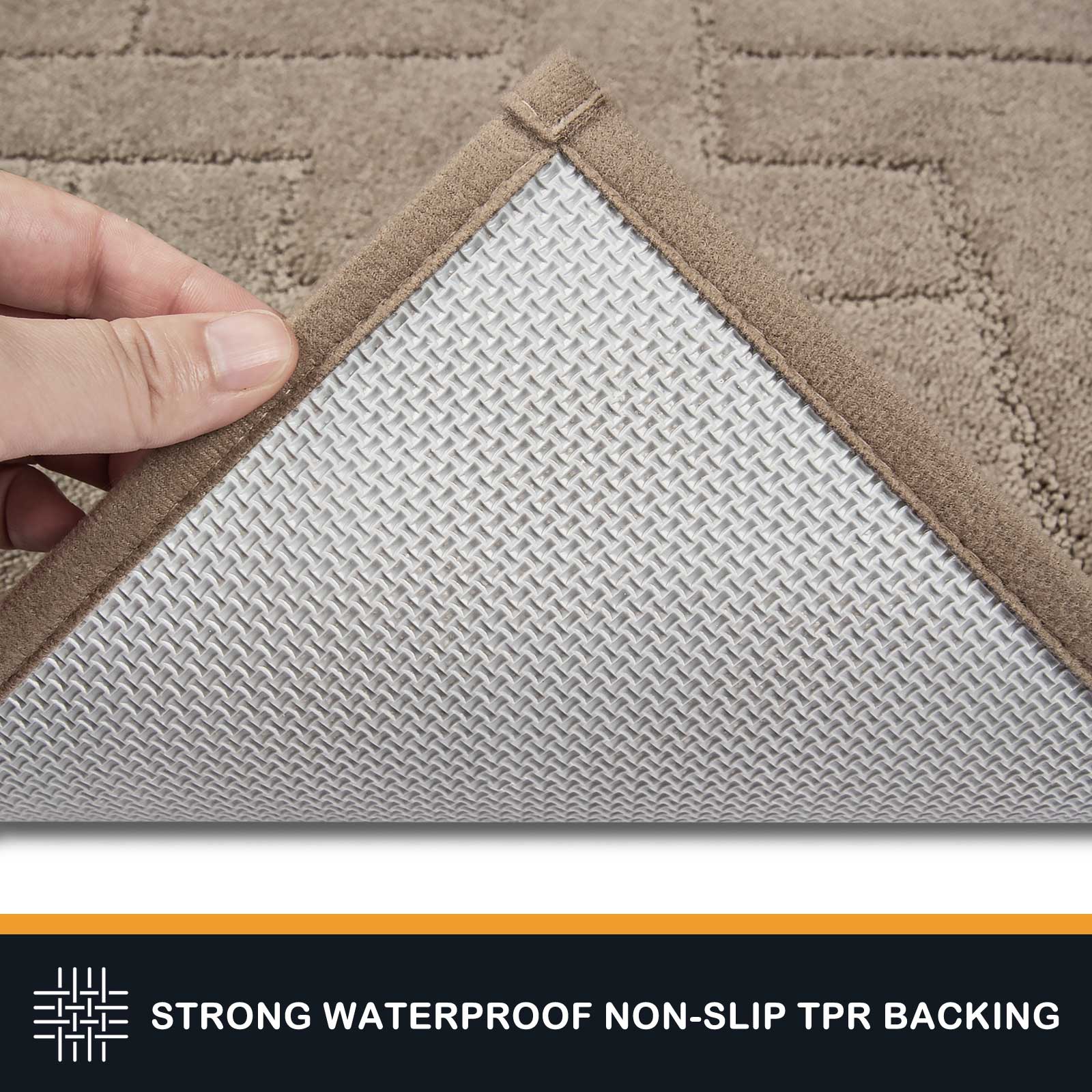 Machine Washable Chevron Dirt Trapper Door Mat