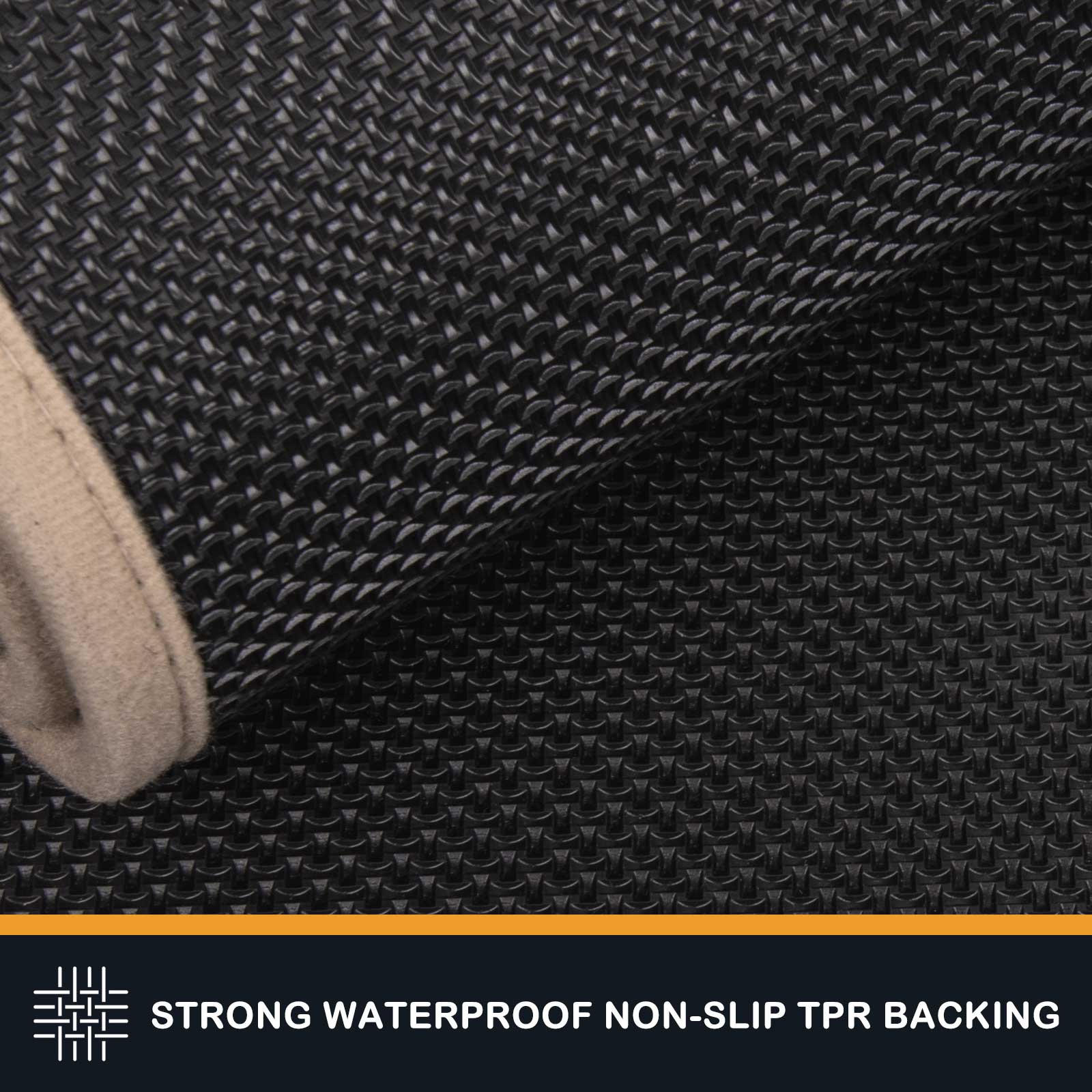 Machine Washable Solid Dirt Trapper Door Mat
