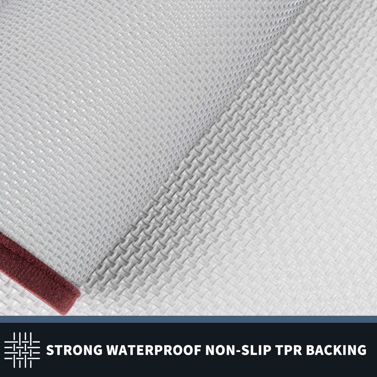 Machine Washable Bordered Dirt Trapper Door Mat
