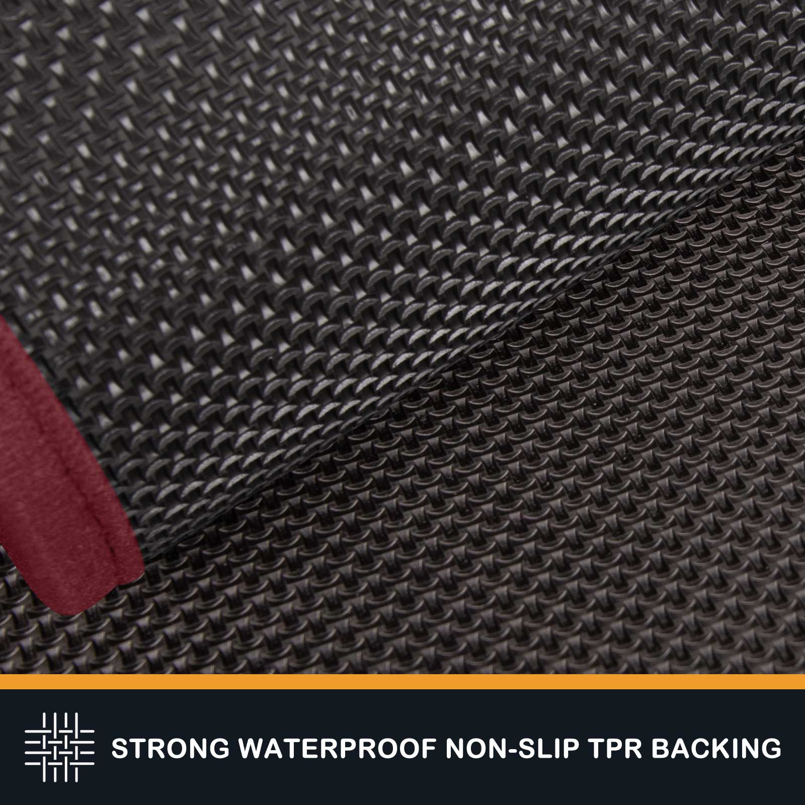 Machine Washable Solid Dirt Trapper Door Mat