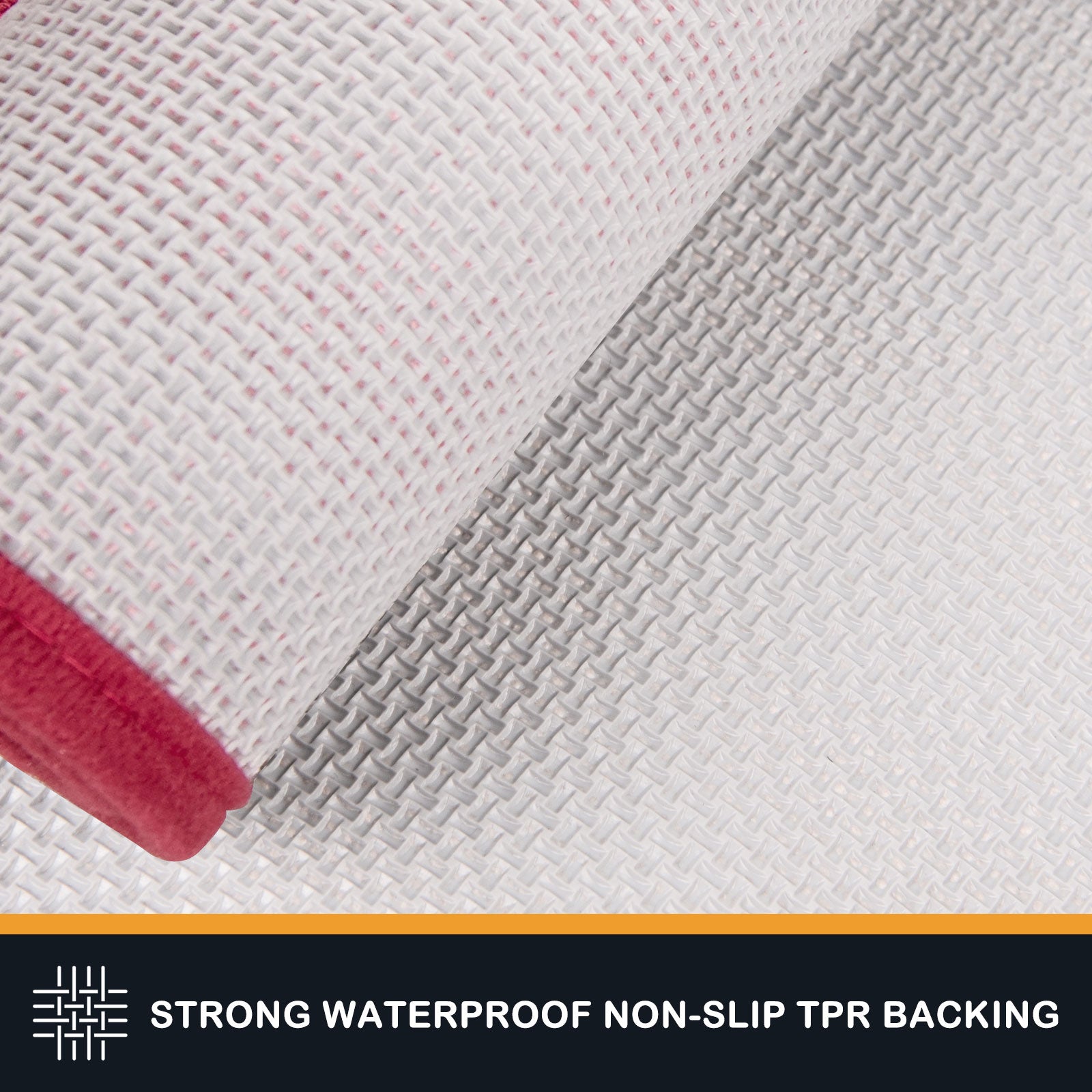 Machine Washable Bordered Dirt Trapper Door Mat