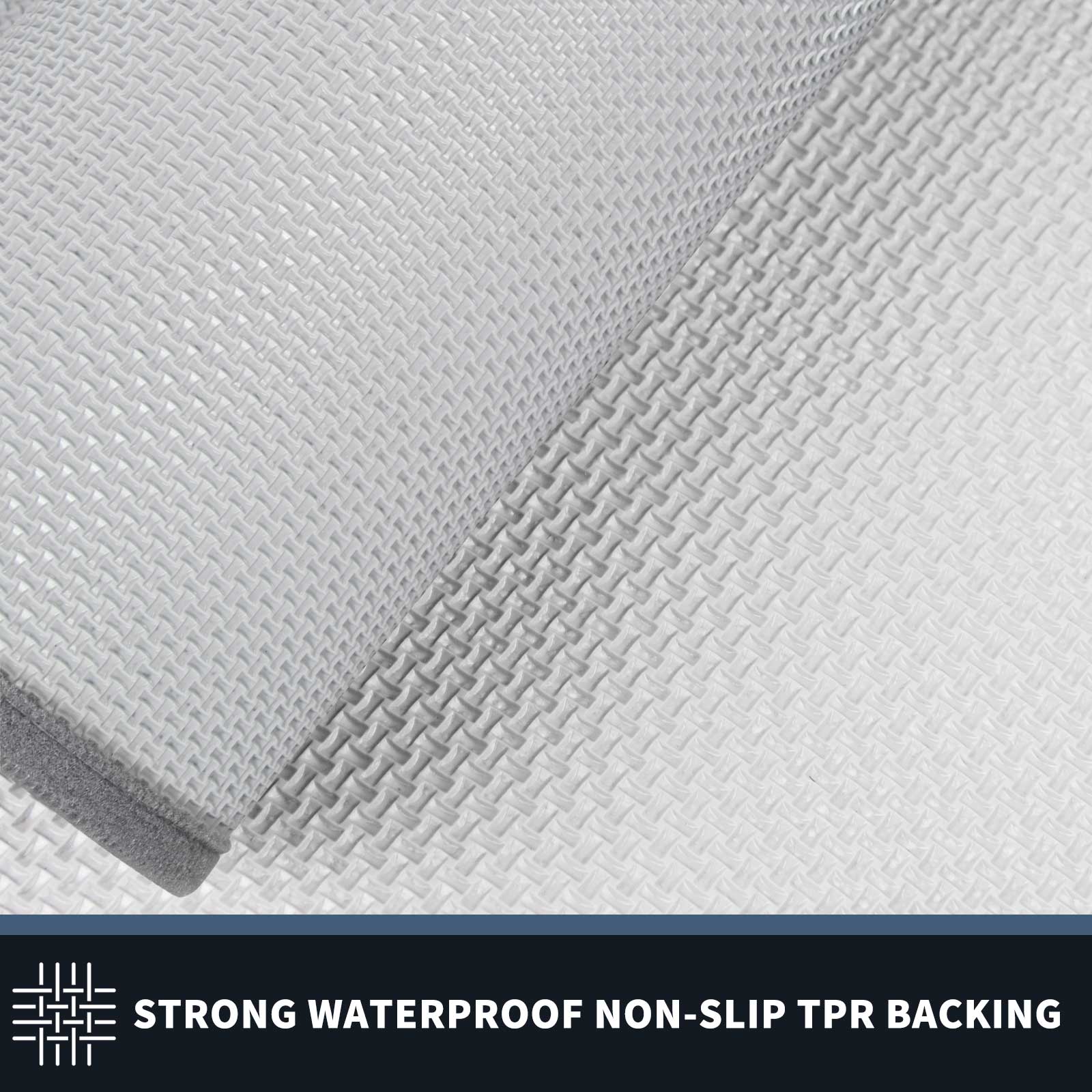 Machine Washable Bordered Dirt Trapper Door Mat
