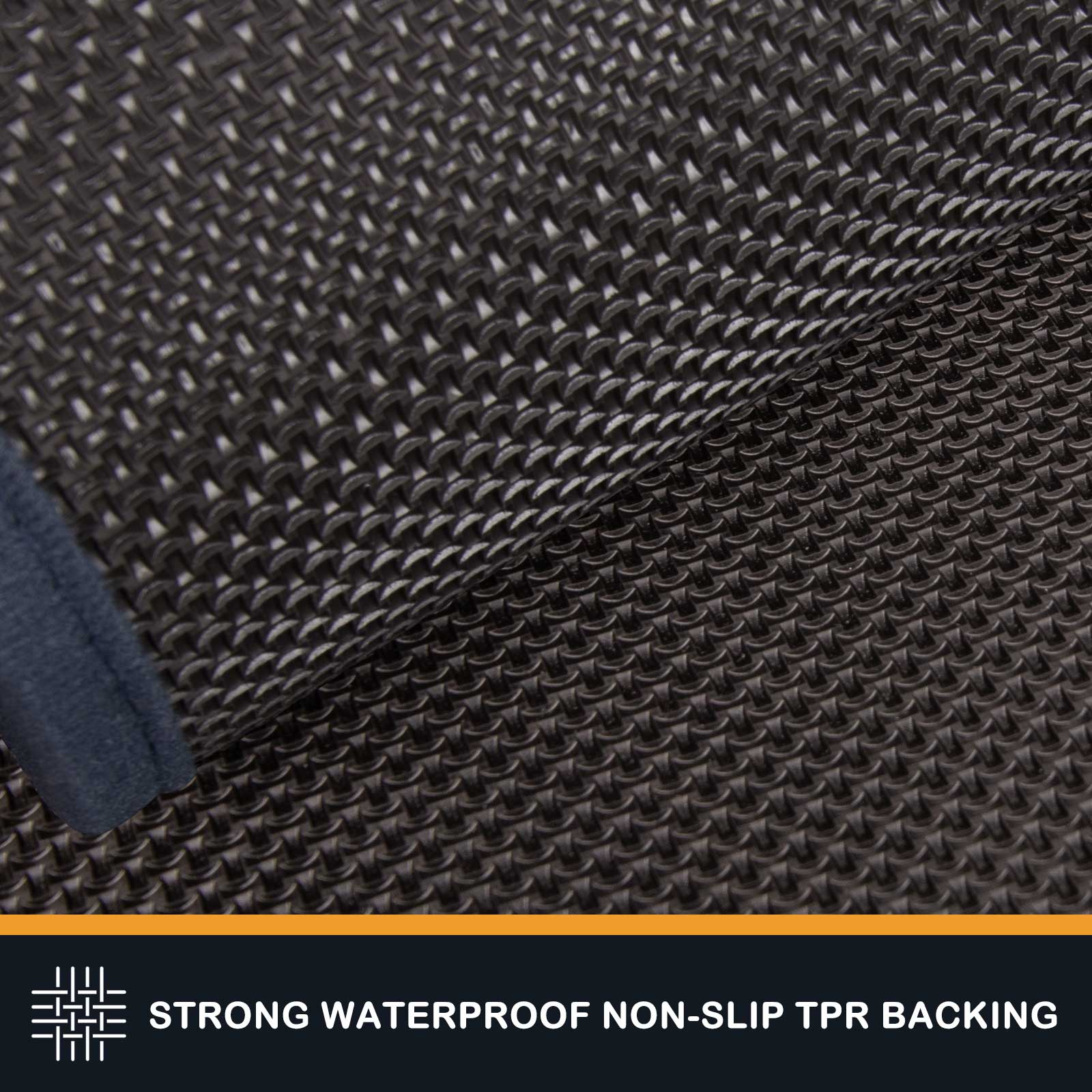 Machine Washable Solid Dirt Trapper Door Mat