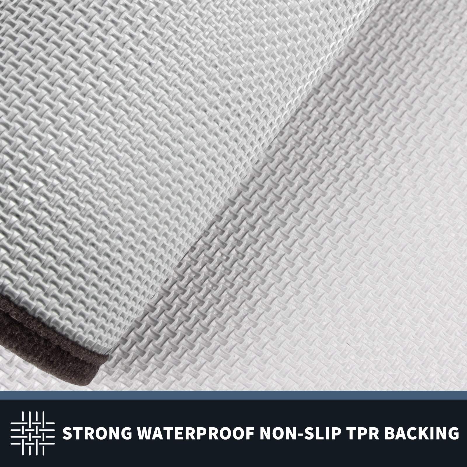 Machine Washable Bordered Dirt Trapper Door Mat