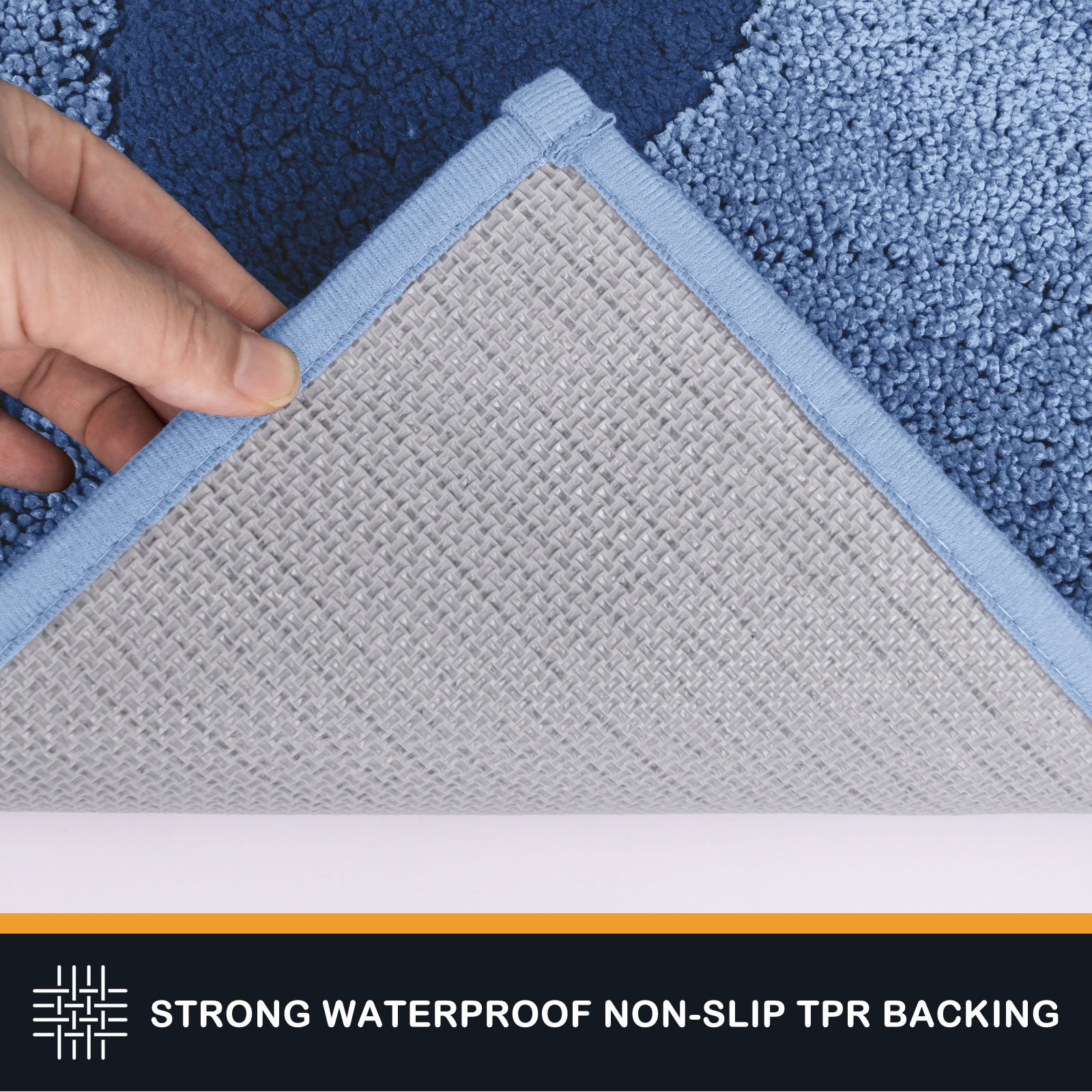 Machine Washable Paw Pattern Dirt Trapper Door Mat