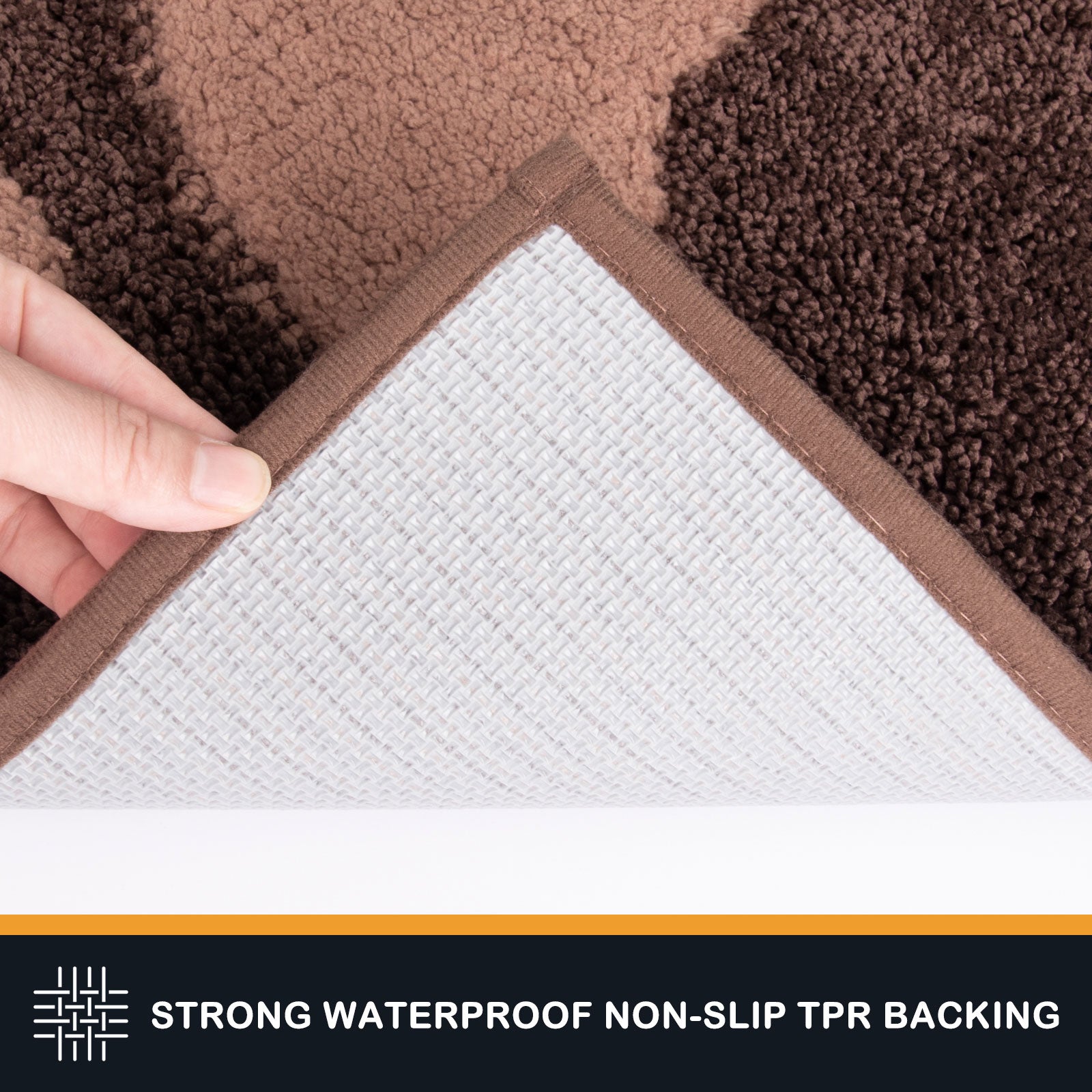 Machine Washable Paw Pattern Dirt Trapper Door Mat