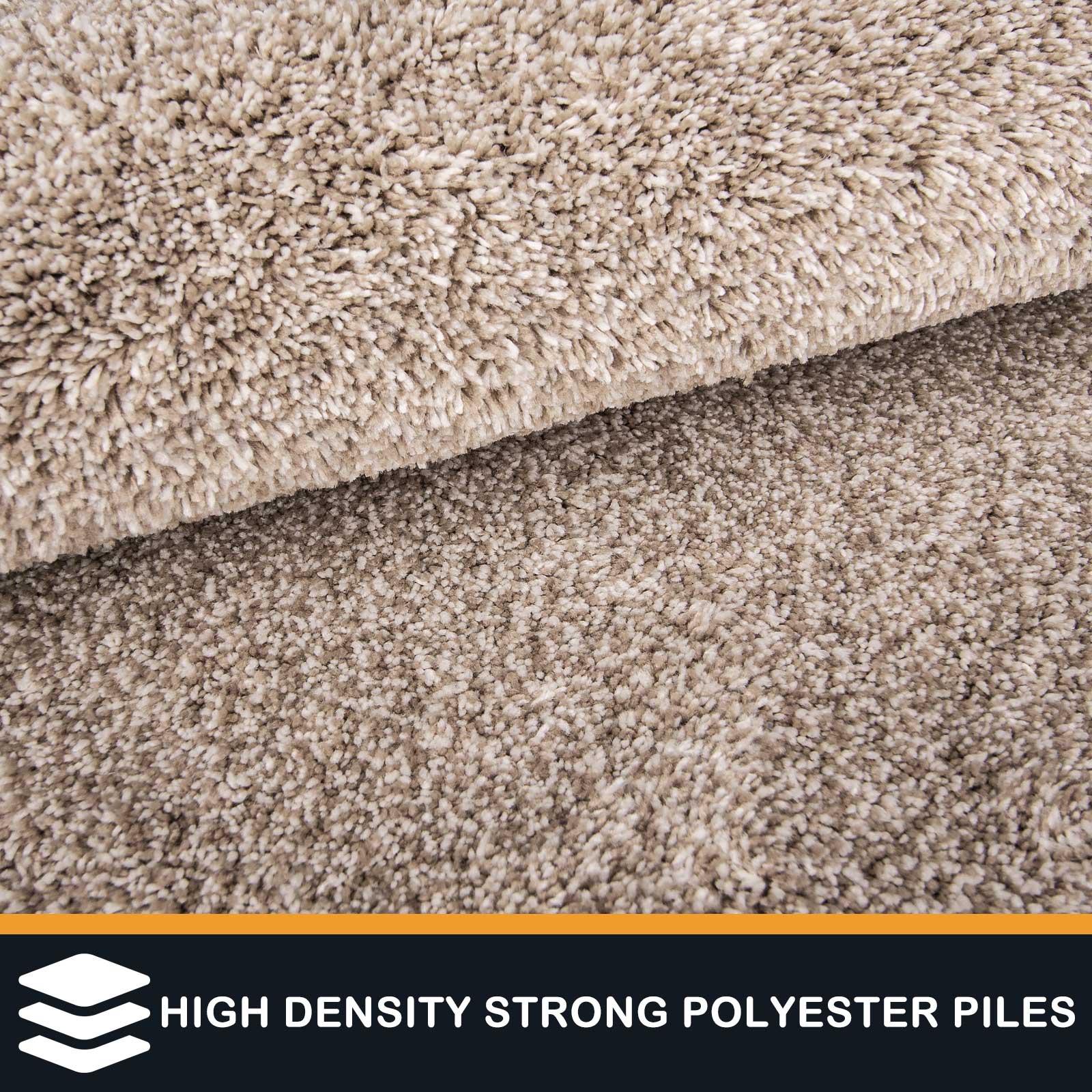 Machine Washable Solid Dirt Trapper Door Mat
