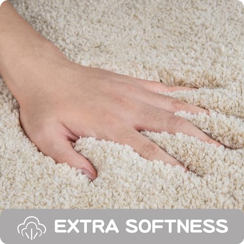 Machine Washable Striped Super Absorbent Bath Rug
