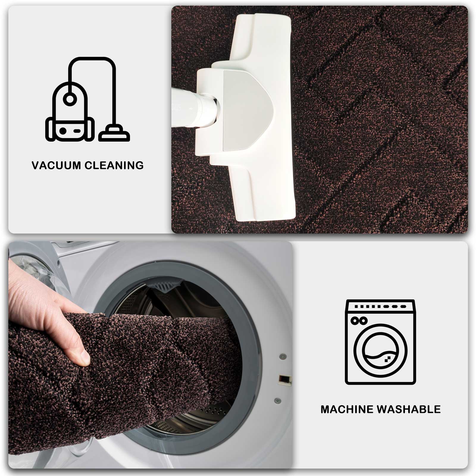 Machine Washable Chevron Dirt Trapper Door Mat