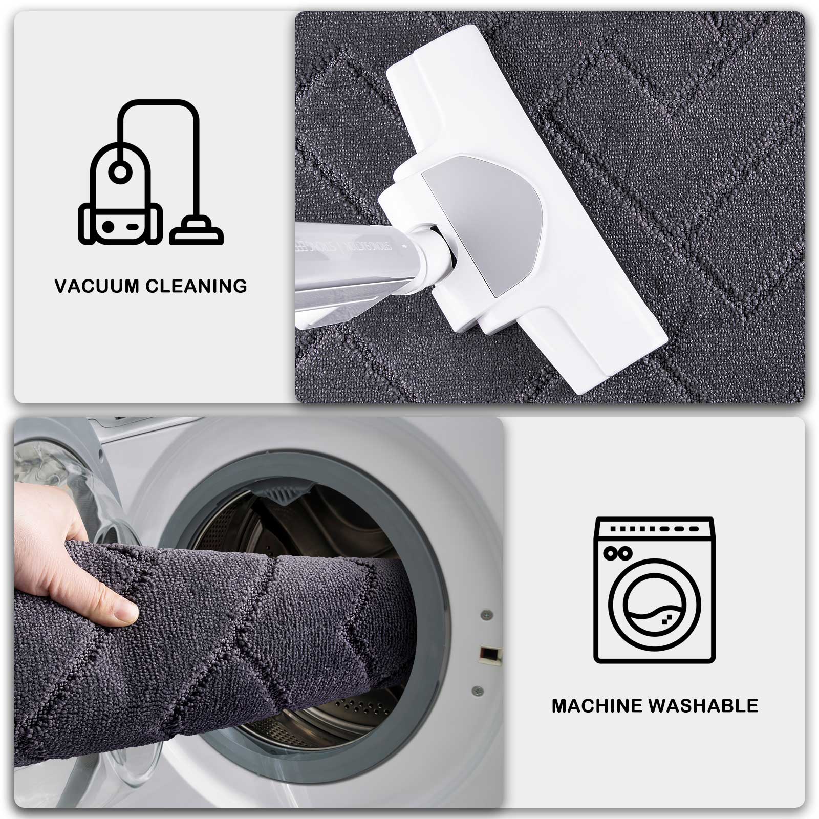 Machine Washable Chevron Dirt Trapper Door Mat