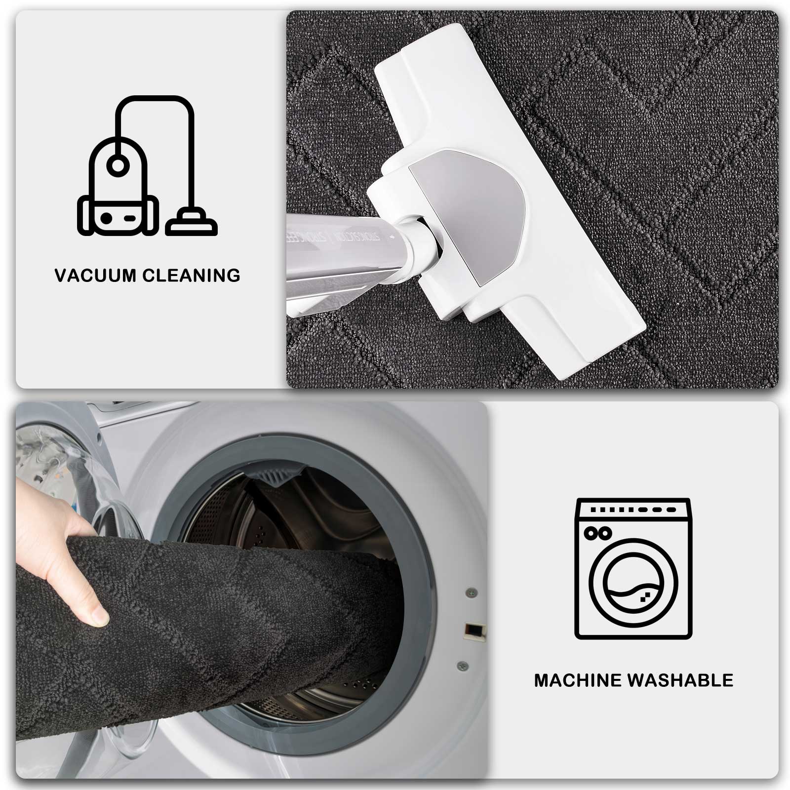 Machine Washable Chevron Dirt Trapper Door Mat