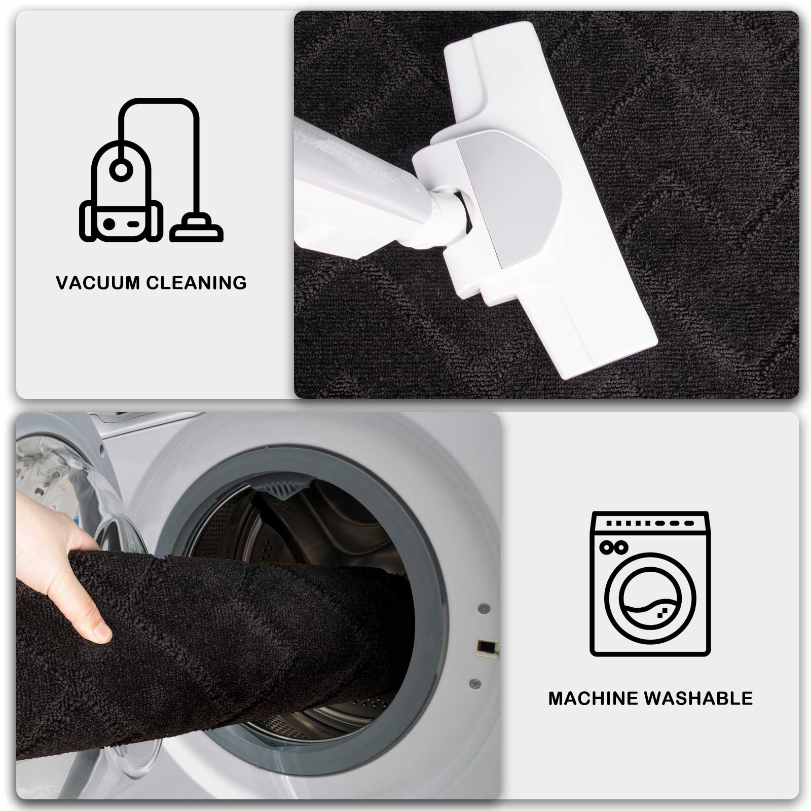 Machine Washable Chevron Dirt Trapper Door Mat