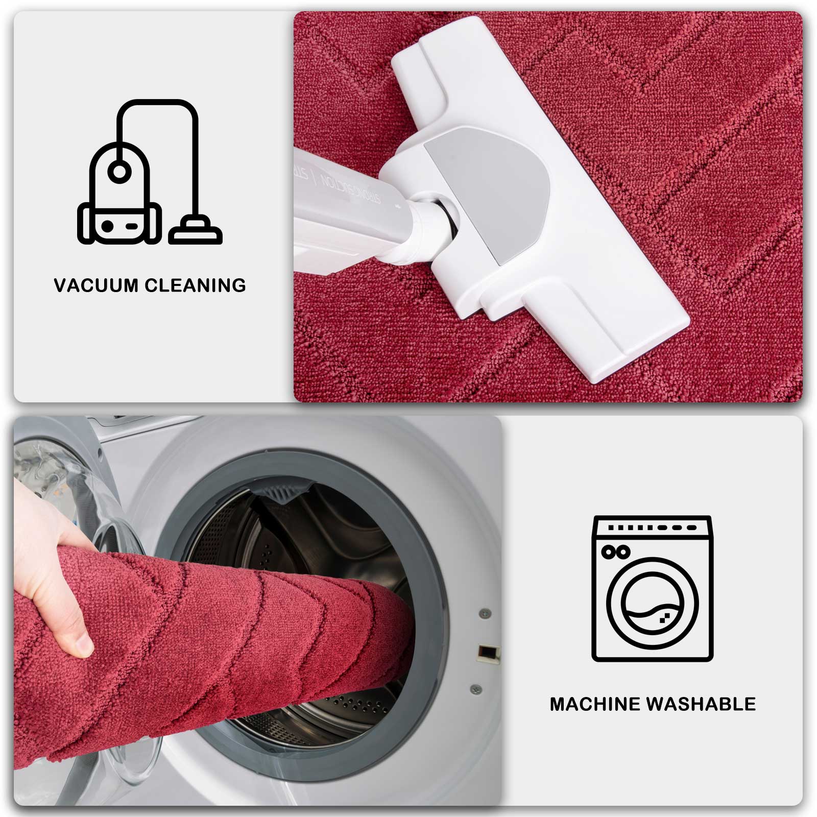 Machine Washable Chevron Dirt Trapper Door Mat