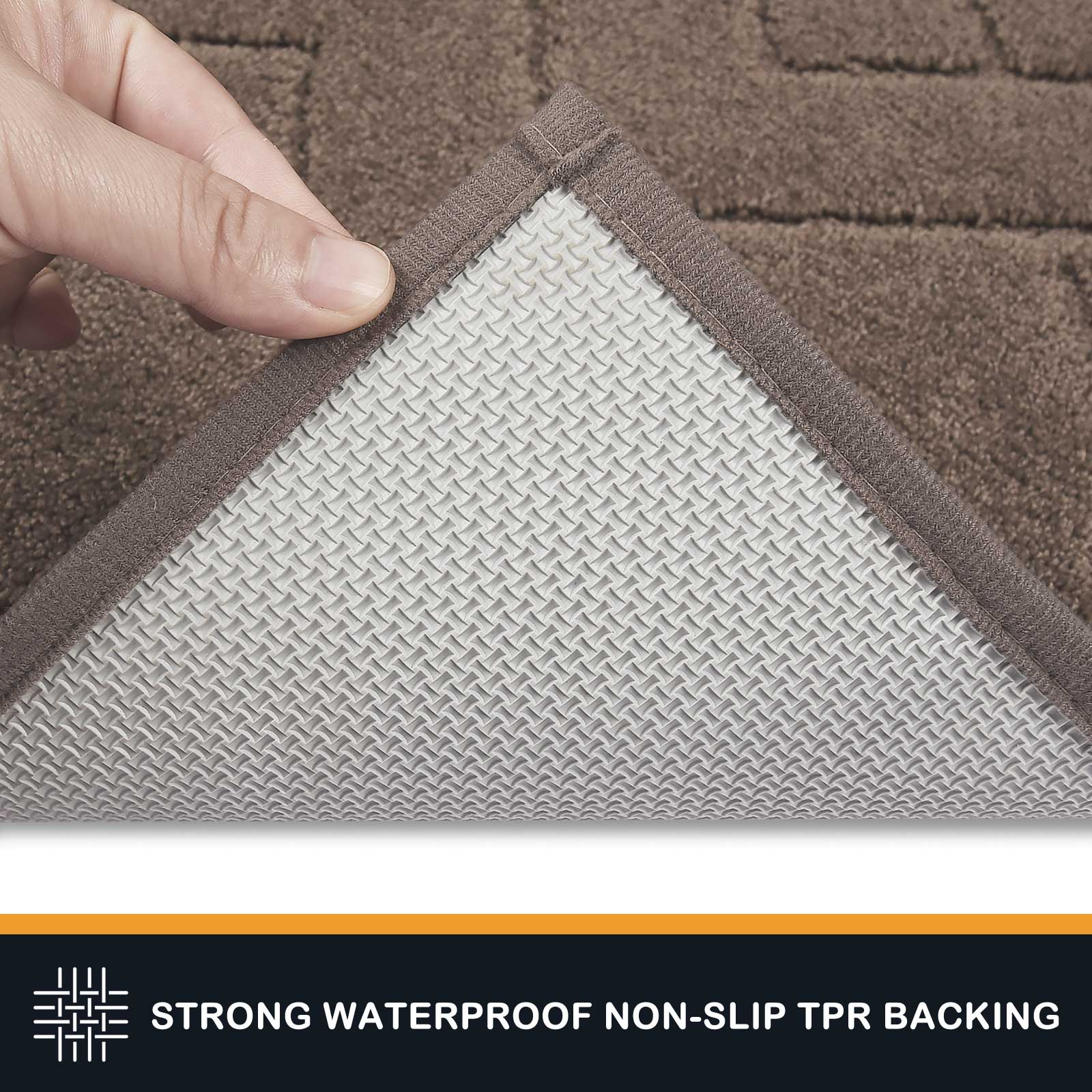 Machine Washable Chevron Dirt Trapper Door Mat
