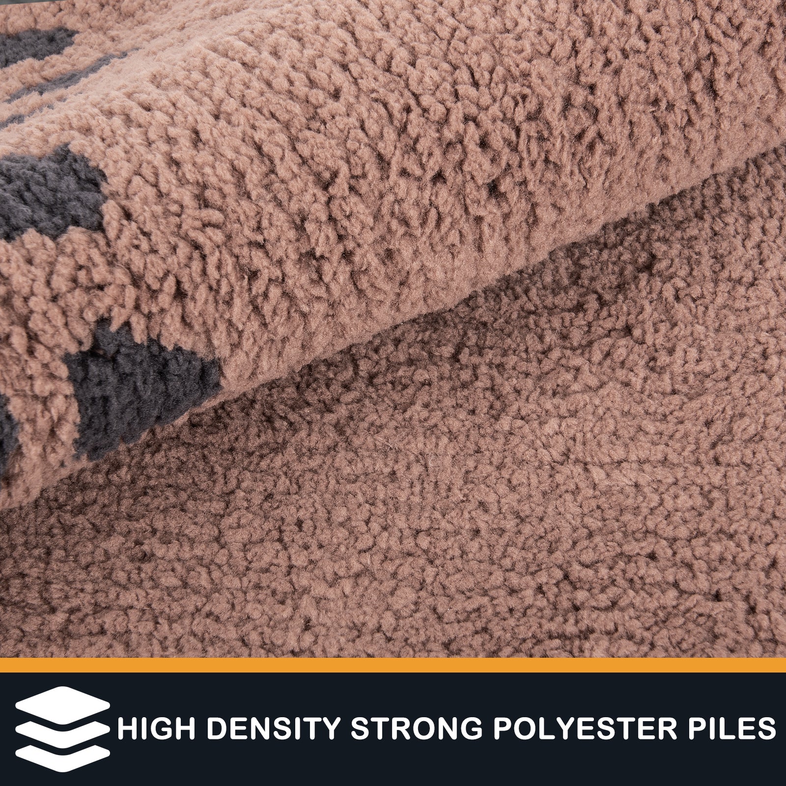 Machine Washable Paw Pattern Dirt Trapper Door Mat